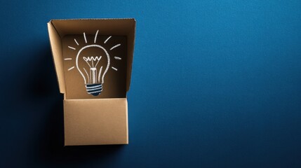  Creative Idea in a Box, Innovative Thinking, Solution Concept