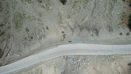 Drone views of serenity and peaceful nature