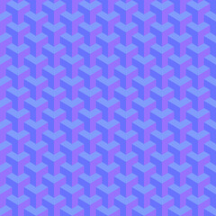 The background of geometrical pattern. Normal mapping texture. And complete seamless pattern.