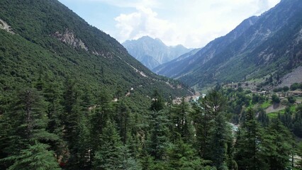 Drone views of serenity and peaceful nature