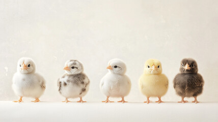 5匹のひよこ