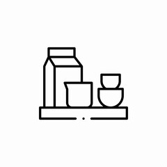 milk and glass icon sign vector