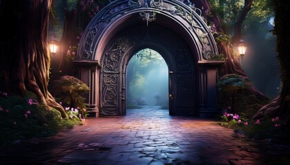Fototapeta premium mysterious entrance