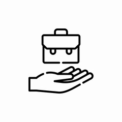 work insurance icon sign vector