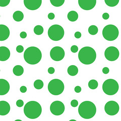 green background with circles