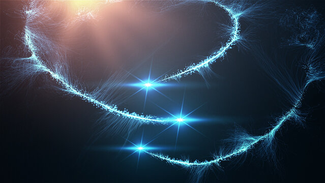 Particle Streaks Logo Reveal v2