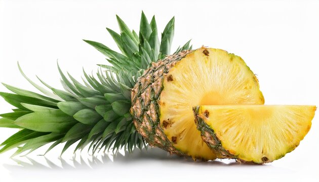 pineapple isolated on transparent background