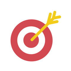 dart on target flat icon