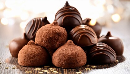 luxury chocolate truffles indulge in exquisite gourmet delights
