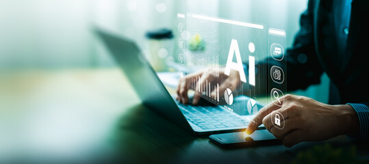AI Integration in Business Technology by processing data, improving decision-making, developing innovative products, automating processes, and boosting competitiveness. future technology