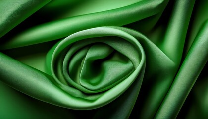green folded swirl fabric material mockup looped animation