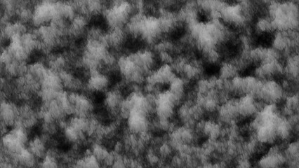 Rough grayscale texture forming a dynamic cloud-like pattern provides a versatile abstract backdrop for industrial designs and visual effects