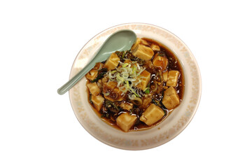 A Savory Delight of Spicy Mapo Tofu Rice Bowl: A Harmony of Flavors and Textures