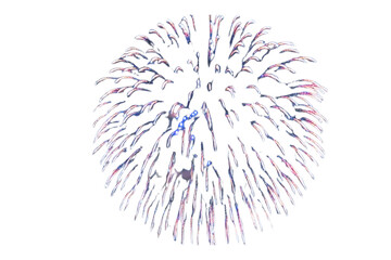 Fototapeta premium A Symphony of Colors: The Majestic Colourful Fireworks
