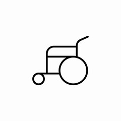 wheelchair access symbol icon sign vector