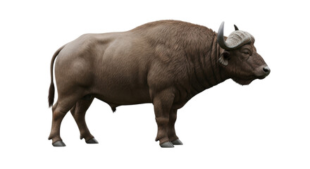 Obraz premium Isolated African Buffalo Wildlife