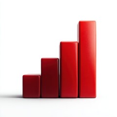 Exponential business growth bar graph visualization bcca business metrics digital insight