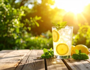 frische Zitronenlimonade