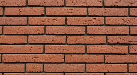 Fototapeta premium Red Brick Wall Texture Image for Design Projects