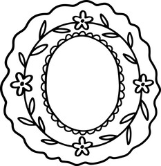 hand drawn decorative frame