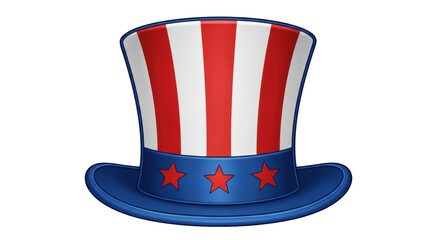 Isolated Top Hat Uncle Sam
