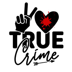 Crime T-Shirt SVG Design