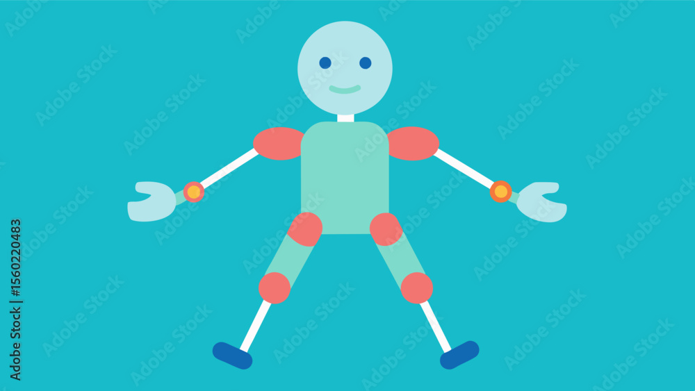 Poster a therapy doll with multiple joints and movable limbs encouraging patients with physical disabilitie