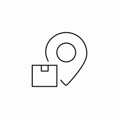 package location pin icon sign vector