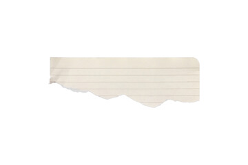 blank lined paper notebook paper with torn edges isolated on transparent background,note paper...