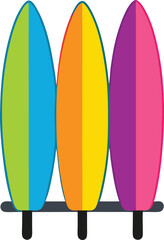 Colorful Surfboards Vibrant Designs for Summer Waves