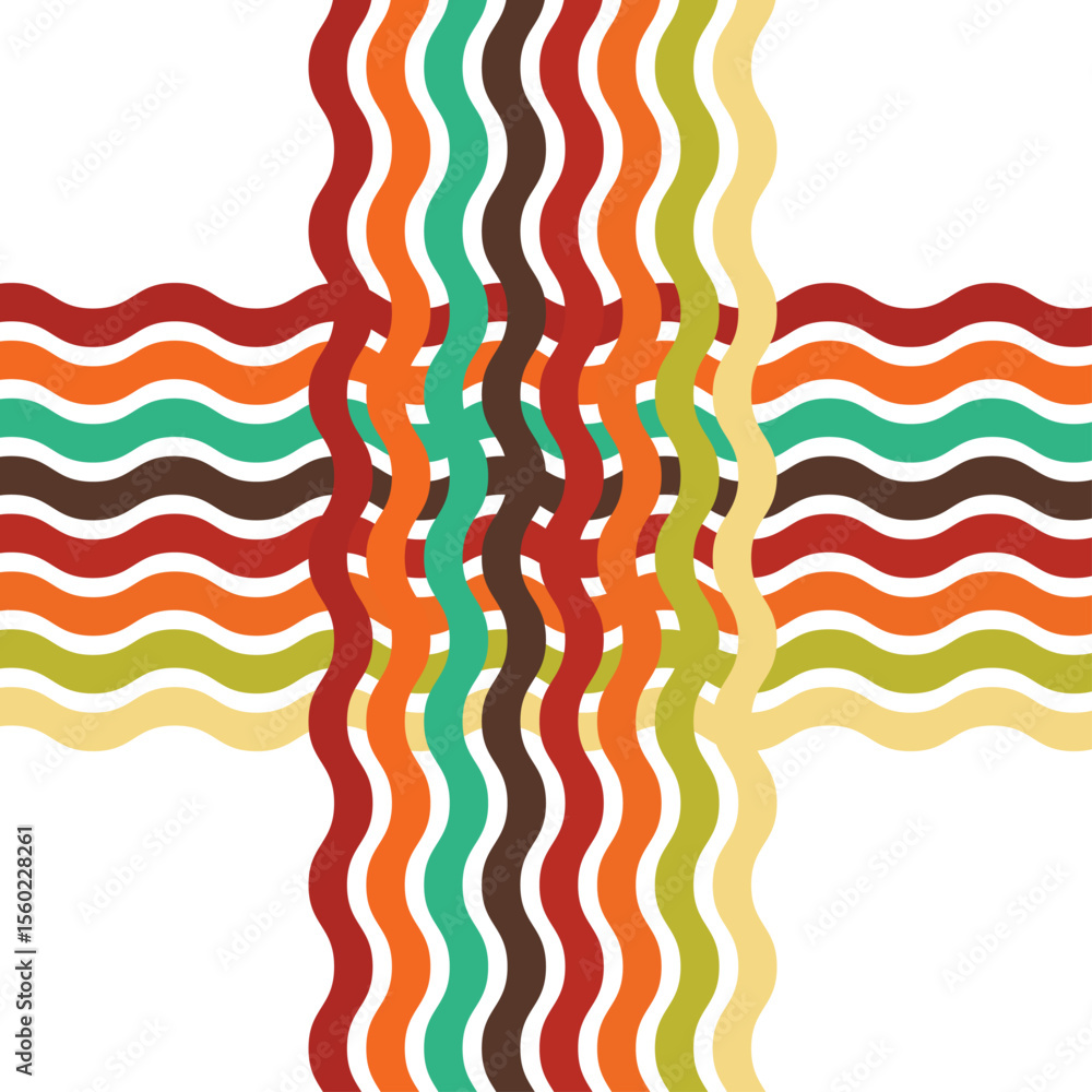 Poster abstract geometric background with dynamic lines and shapes. vector illustration