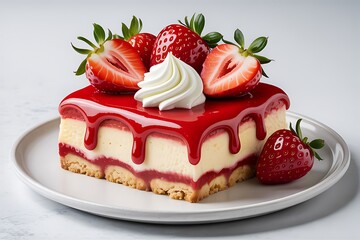 Delicious Strawberry Cheesecake Dessert Creamy, Sweet, and Perfect for Any Occasion