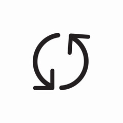 library sync icon sign vector