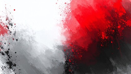 grunge background with red paint