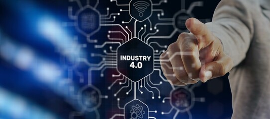 Smart factory and industry 4.0. Internet of things (IoT) concept