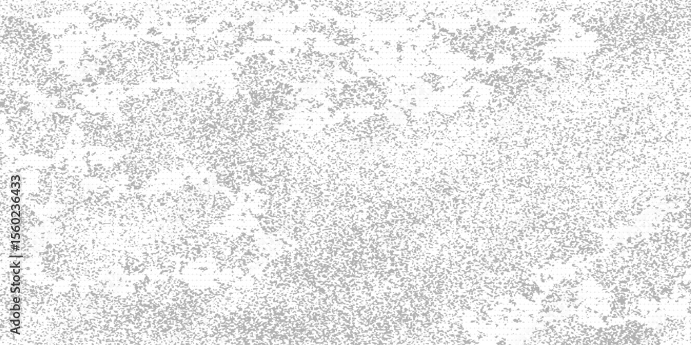 Poster abstract halftone background with wavy surface made of gray dots on white