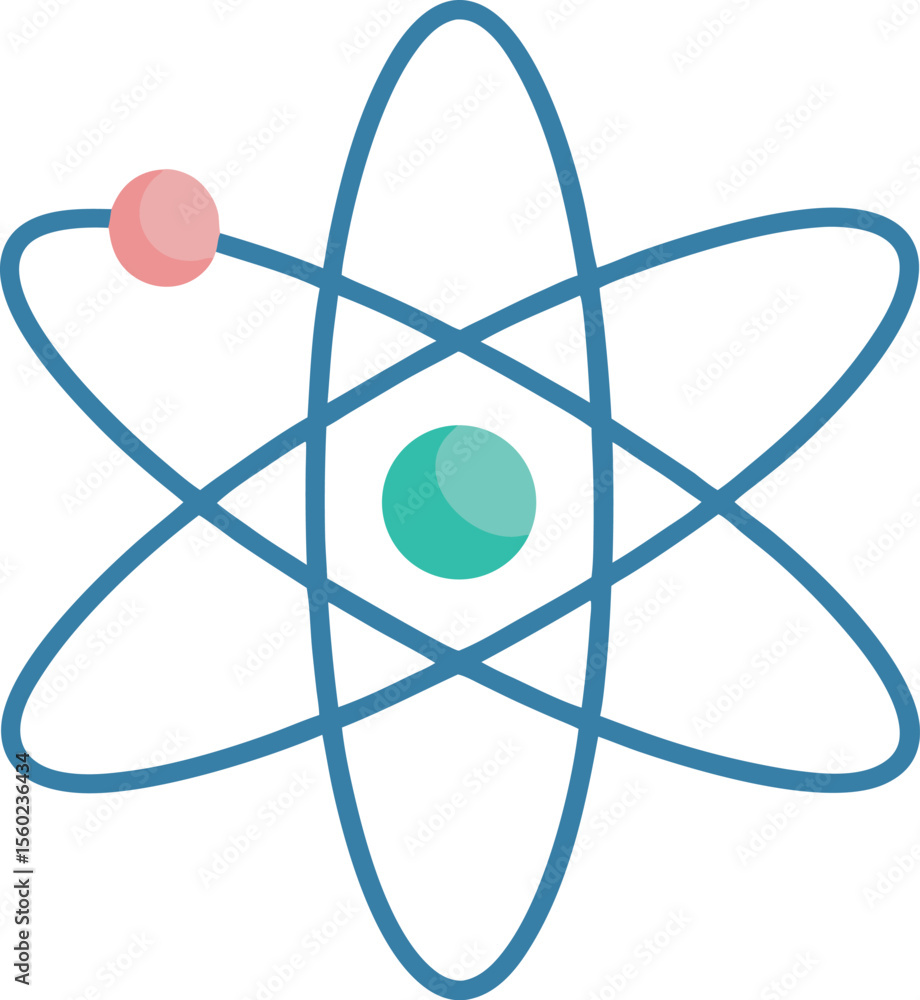 Poster atom: science & pastel