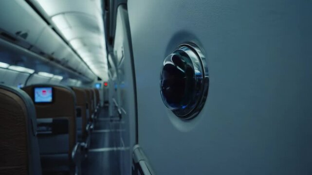 SOS button on an airplane.