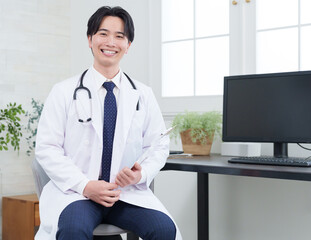 笑顔の医者
