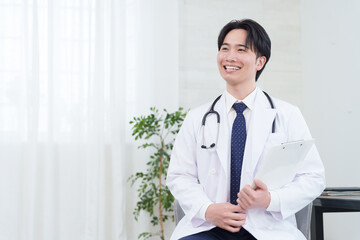 笑顔の医者