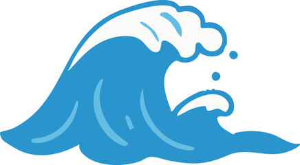 Obraz premium 파도일러스트