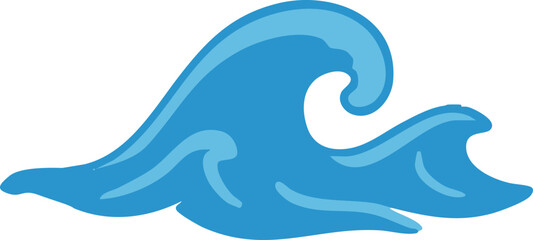 Obraz premium 파도일러스트