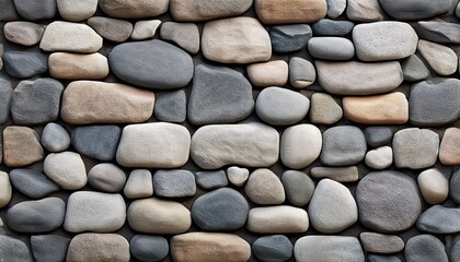 natural rubble stone wall texture as background