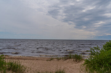 clouds over the lake peipsi