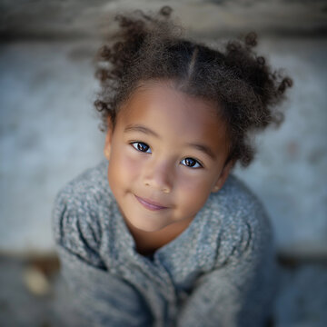 portrait of a little girl