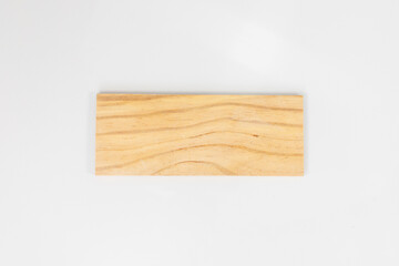 Rectangular Wooden Plank with Copy Space.