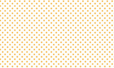 Cute Yellow Diamond Pattern - Bright Geometric Rhombus Grid, Simple Seamless Summer Vector Background