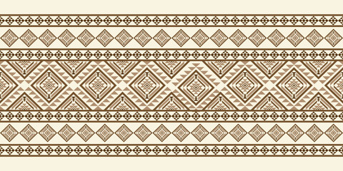 Southwest Native seamless pattern ethnic tribal Aztec geometric Navajo Native American fabric colorful design vector for textile print