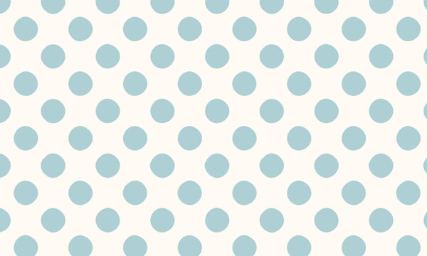 Classic Pastel Blue Polka Dot Pattern