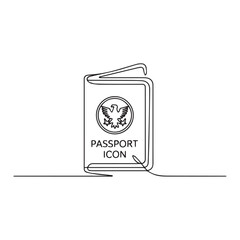 continuous line drawing employee identification card illustration vector, Continuous one line drawing employee identification card illustration. Vector ID one line card, Business ID Card Continuous